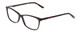 Profile View of Ernest Hemingway H4696 Ladies Cateye Eyeglasses Black/Tortoise Brown Yellow 54mm