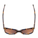 Top View of Ernest Hemingway H4732 Ladies Cateye Sunglasses Blue Tortoise Brown&Orange 56 mm