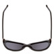 Top View of Ernest Hemingway H4735 Ladies Cateye Designer Sunglasses in Black&Blue/Grey 54mm