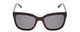 Front View of Ernest Hemingway H4736 Unisex Cateye Designer Sunglasses in Black&Blue/Grey 53mm