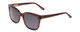 Profile View of Ernest Hemingway H4736 Unisex Cateye Sunglasses Burgundy Red Plum&Blue/Grey 53mm