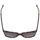 Top View of Ernest Hemingway H4737 Unisex Cateye Sunglasses in Blue Brown Tortoise&Grey 55mm