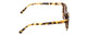 Side View of Ernest Hemingway H4739 Unisex Cateye Sunglasses Yellow Brown Gold Tortoise 53 mm