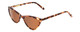 Profile View of Ernest Hemingway H4740 Ladies Cateye Sunglasses Brown Rose Auburn Tortoise 56 mm