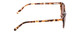 Side View of Ernest Hemingway H4740 Ladies Cateye Sunglasses Brown Rose Auburn Tortoise 56 mm
