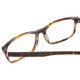 Close Up View of Ernest Hemingway H4806 Unisex Eyeglasses Yellow Brown Tortoise/Olive Green 56 mm