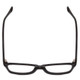 Top View of Gotham 237 Unisex Classic Full Rim Designer Reading Glasses in Matte Black 55 mm