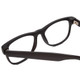 Close Up View of Gotham 253 Unisex Classic Full Rim Designer Reading Glasses in Matte Black 52 mm