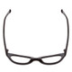 Top View of GANT GA4100 Womens Cateye Full Rim Designer Reading Glasses in Gloss Black 51 mm