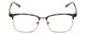 Front View of Ernest Hemingway H4904 Unisex Cateye Reading Glasses Grey Tortoise/GunMetal 55mm