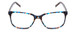 Front View of Ernest Hemingway H4905 Women Reading Glasses in Blue Auburn Tortoise Havana 53mm
