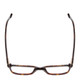 Top View of Ernest Hemingway H4811 Unisex Cateye Eyeglasses Black/Brown Yellow Tortoise 53mm