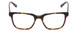 Front View of Ernest Hemingway H4831 Unisex Eyeglasses Brown Yellow Tortoise/Gloss Black 50mm