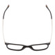 Top View of Ernest Hemingway H4846 Unisex Cateye Designer Eyeglasses Black Grey Silver 53mm