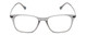 Front View of Ernest Hemingway H4846 Unisex Cateye Eyeglasses in Grey Crystal Black Metal 53mm