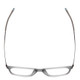 Top View of Ernest Hemingway H4846 Unisex Cateye Eyeglasses in Grey Crystal Black Metal 53mm