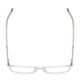Top View of Ernest Hemingway H4848 Unisex Cateye Eyeglasses Matte/Gloss Crystal Silver 54 mm