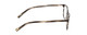 Side View of Ernest Hemingway H4849 Unisex Eyeglasses Grey Crystal Black Glitter Stripe 53 mm