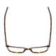 Top View of Ernest Hemingway 4849 Unisex Eyeglasses Brown Yellow Auburn Tortoise Havana 53mm