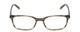Front View of Ernest Hemingway H4852 Unisex Designer Eyeglasses Grey Black Crystal Stripe 51mm