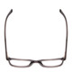 Top View of Ernest Hemingway 4854 Unisex Cateye Designer Eyeglasses Grey Smoke Crystal  54mm