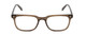 Front View of Ernest Hemingway H4854 Designer Reading Eye Glasses with Custom Cut Powered Lenses in Olive Green Grey Crystal Smoke Unisex Cateye Full Rim Acetate 51 mm