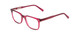 Profile View of Ernest Hemingway H4854 Designer Blue Light Blocking Eyeglasses in Raspberry Red Rose Crystal Ladies Cateye Full Rim Acetate 51 mm
