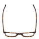 Top View of Ernest Hemingway H4854 Unisex Cateye Eyeglasses Brown Gold Auburn Tortoise 51 mm