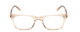 Front View of Ernest Hemingway 4854 Unisex Cateye Eyeglasses in Wheat Brown Cystal Silver 51mm
