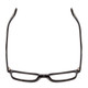 Top View of Ernest Hemingway H4857 Unisex Cateye Designer Eyeglasses Shiny Gloss Black 53 mm