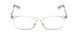Front View of Ernest Hemingway 4857 Unisex Cateye Designer Eyeglasses Shiny Clear Crystal 56mm