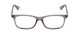 Front View of Ernest Hemingway 4857 Unisex Cateye Eyeglasses in Shiny Shadow Grey Crystal 53mm
