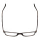 Top View of Ernest Hemingway 4857 Unisex Cateye Eyeglasses in Shiny Shadow Grey Crystal 53mm