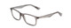 Profile View of Ernest Hemingway H4857 Designer Progressive Lens Blue Light Blocking Eyeglasses in Shiny Shadow Grey Crystal Unisex Cateye Full Rim Acetate 53 mm