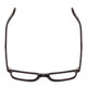 Top View of Ernest Hemingway 4857 Unisex Cateye Acetate Designer Eyeglasses Matte Black 53mm