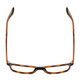Top View of Ernest Hemingway H4857 Unisex Cateye Eyeglasses Tiger Brown Yellow Tortoise 56mm