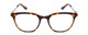 Front View of Ernest Hemingway H4859 Ladies Cateye Eyeglasses Brown Gold Tortoise Silver 50 mm