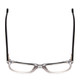 Top View of Ernest Hemingway 4861 Unisex Cateye Eyeglasses in Clear Crystal/Gloss Black 55mm