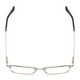 Top View of Ernest Hemingway 4863 Unisex Semi-Rimless Eyeglasses Satin Gun Metal/Silver 52mm