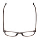 Top View of Ernest Hemingway 4865 Unisex Cateye Acetate Eyeglasses in Grey Mist Crystal 49mm