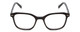 Front View of Ernest Hemingway 4867 Unisex Cateye Eyeglasses in Gloss Black/Silver Accent 50mm