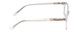 Side View of Ernest Hemingway H4867 Designer Progressive Lens Blue Light Blocking Eyeglasses in Clear Crystal/Silver Glitter Accent Unisex Cateye Full Rim Acetate 50 mm