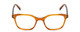 Front View of Ernest Hemingway H4867 Unisex Cateye Eyeglasses Demi-Tortoise Blonde/Silver 50mm