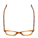 Top View of Ernest Hemingway H4867 Unisex Cateye Eyeglasses Demi-Tortoise Blonde/Silver 50mm