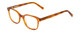 Profile View of Ernest Hemingway H4867 Designer Blue Light Blocking Eyeglasses in Demi-Tortoise Havana Blonde/Silver Accent Unisex Cateye Full Rim Acetate 50 mm