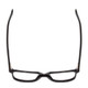 Top View of Ernest Hemingway 4868 Unisex Cateye Eyeglasses in Gloss Black/Silver Accent 52mm