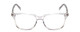 Front View of Ernest Hemingway 4868 Unisex Cateye Eyeglasses Clear Crystal/Silver Glitter 52mm