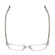 Top View of Ernest Hemingway 4868 Unisex Cateye Eyeglasses Clear Crystal/Silver Glitter 52mm