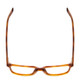 Top View of Ernest Hemingway H4868 Unisex Cateye Eyeglasses Demi-Tortoise Blonde/Silver 52mm