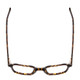 Top View of Ernest Hemingway H4872 Unisex Eyeglasses Brown Amber Tortoise/Silver Accent 50mm